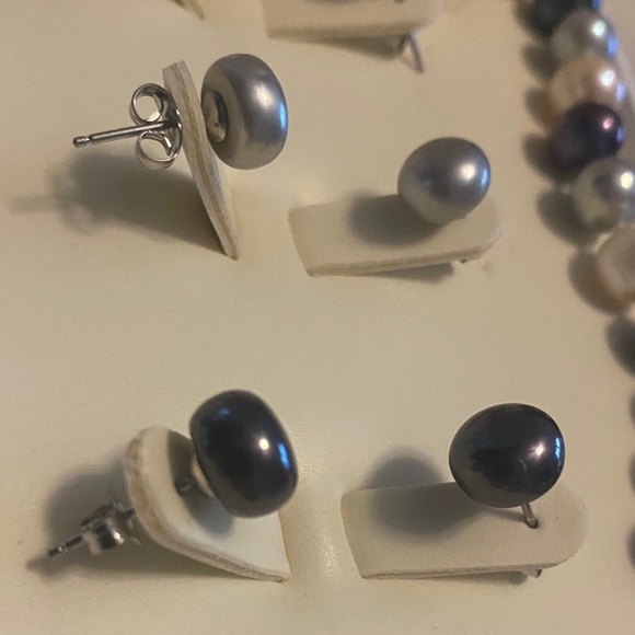 Lucas Lameth LUC Sterling Silver Pearls - Picture 5 of 5